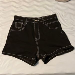 Shein Women Black Denim Shorts